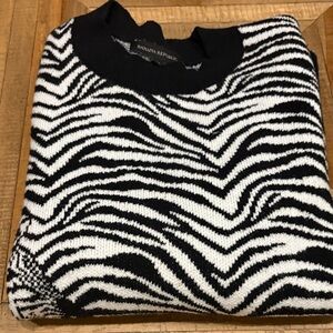 Banana Republic Monochrome Zebra Knit